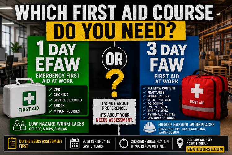 Which first aid course do you need promo image