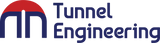 Logo for Tunnel Engineering with a stylized 'T' and text on a white background