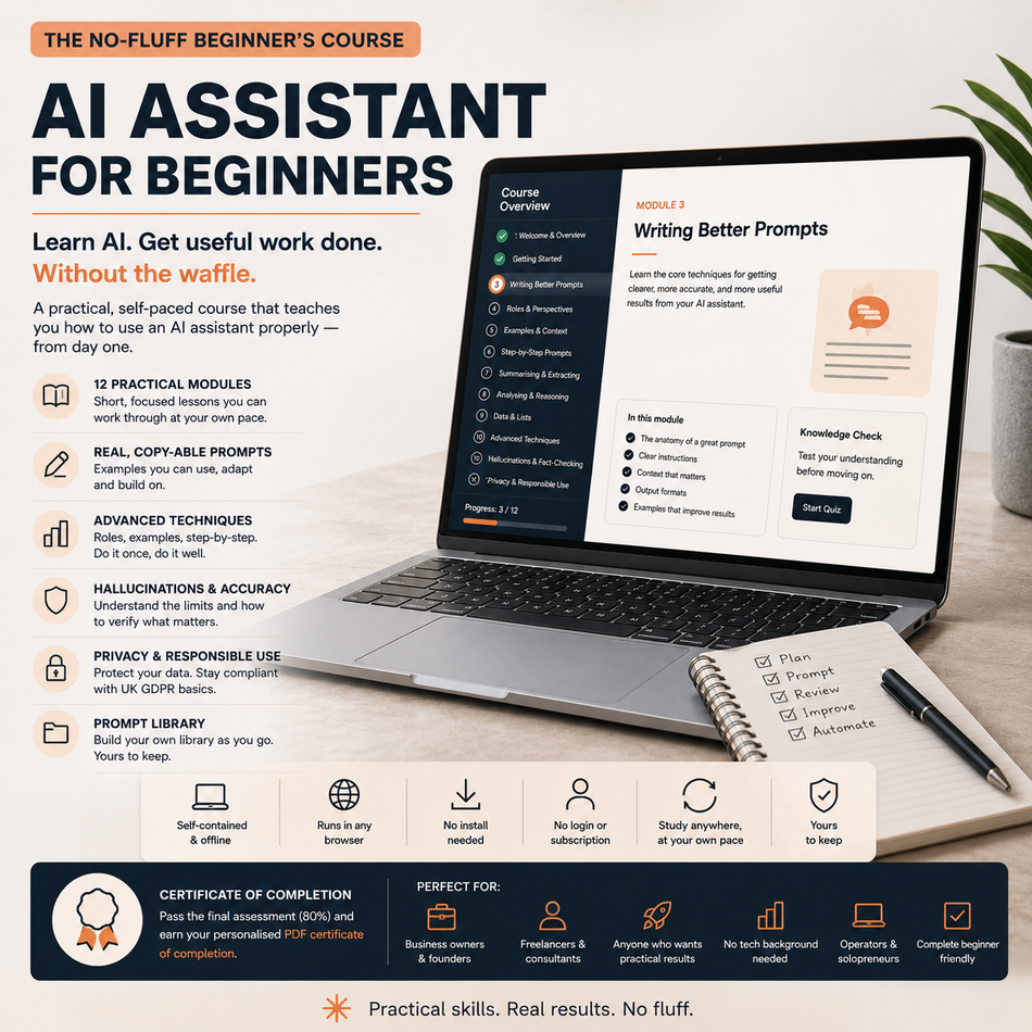 Claude AI for Beginners (E-learning)
