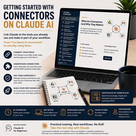 getting started with connectors on Claude ai promo