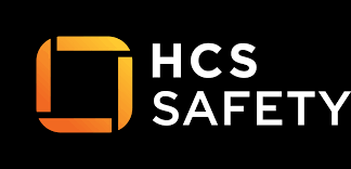 HCS Safety logo on a black background