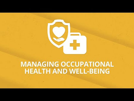 Managing Occupational Health & Wellbeing online course introduction