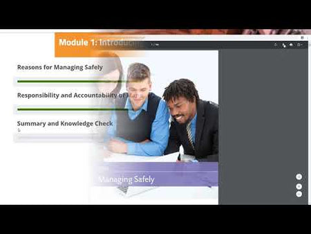 IOSH Managing Safely online course introduction