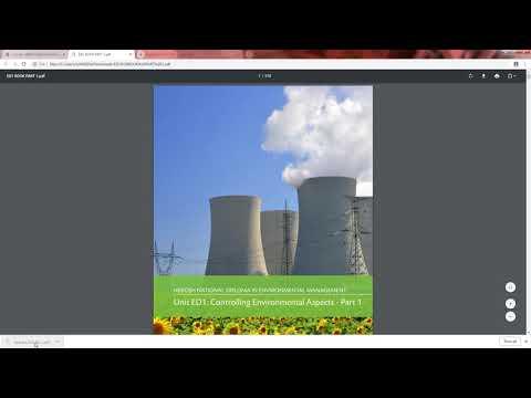 NEBOSH Diploma in Environmental Management online course introduction