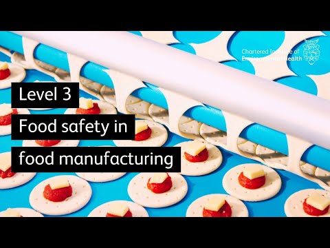 CIEH Level 3 Food Safety in Manufacturing online course introduction